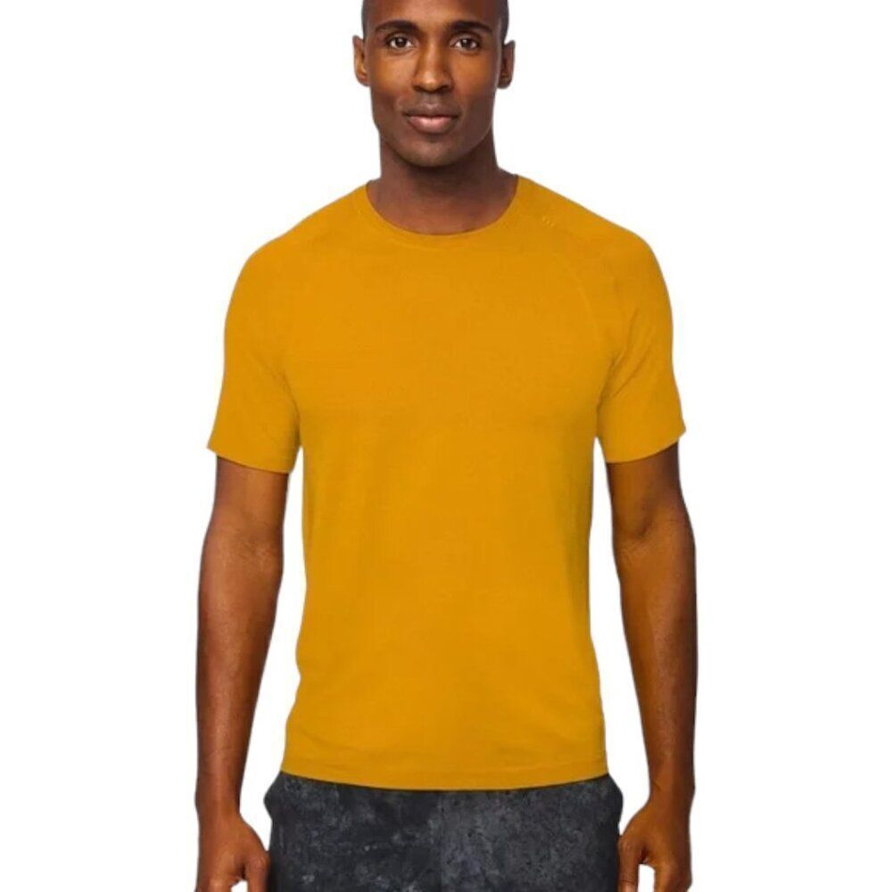 lululemon athletica Men's Short Sleeve Tee - Mustard Yellow